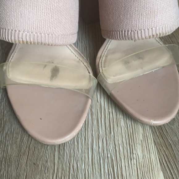 Zara Blush Pink Heeled Sandals - Picture 3 of 7